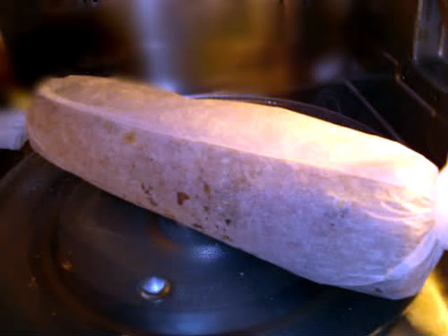wrap the meat loaf in parchment paper