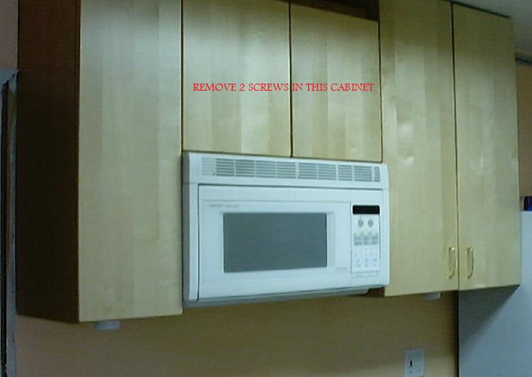 Handy Work Made Easy Replacing Above Stove Microwave