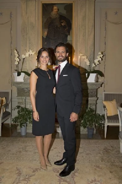 Princess Sofia and Prince Carl Philip, Governor Kenneth Johansson and his wife Viola- Duke and Duchess of Värmland