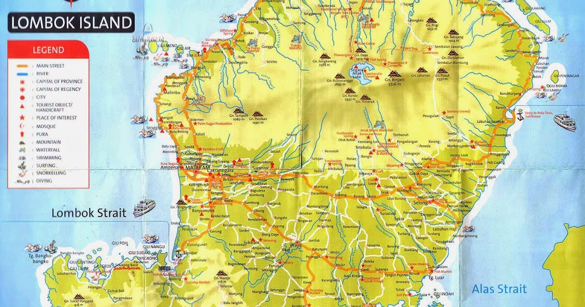 tourist destinations vacation Lombok Important Information