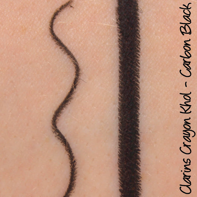 Clarins Crayon Kohl - Carbon Black Swatches & Review