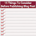 Do 15 Things BEFORE PUBLISHING Blog Posts | ✅Blog Post Checklist