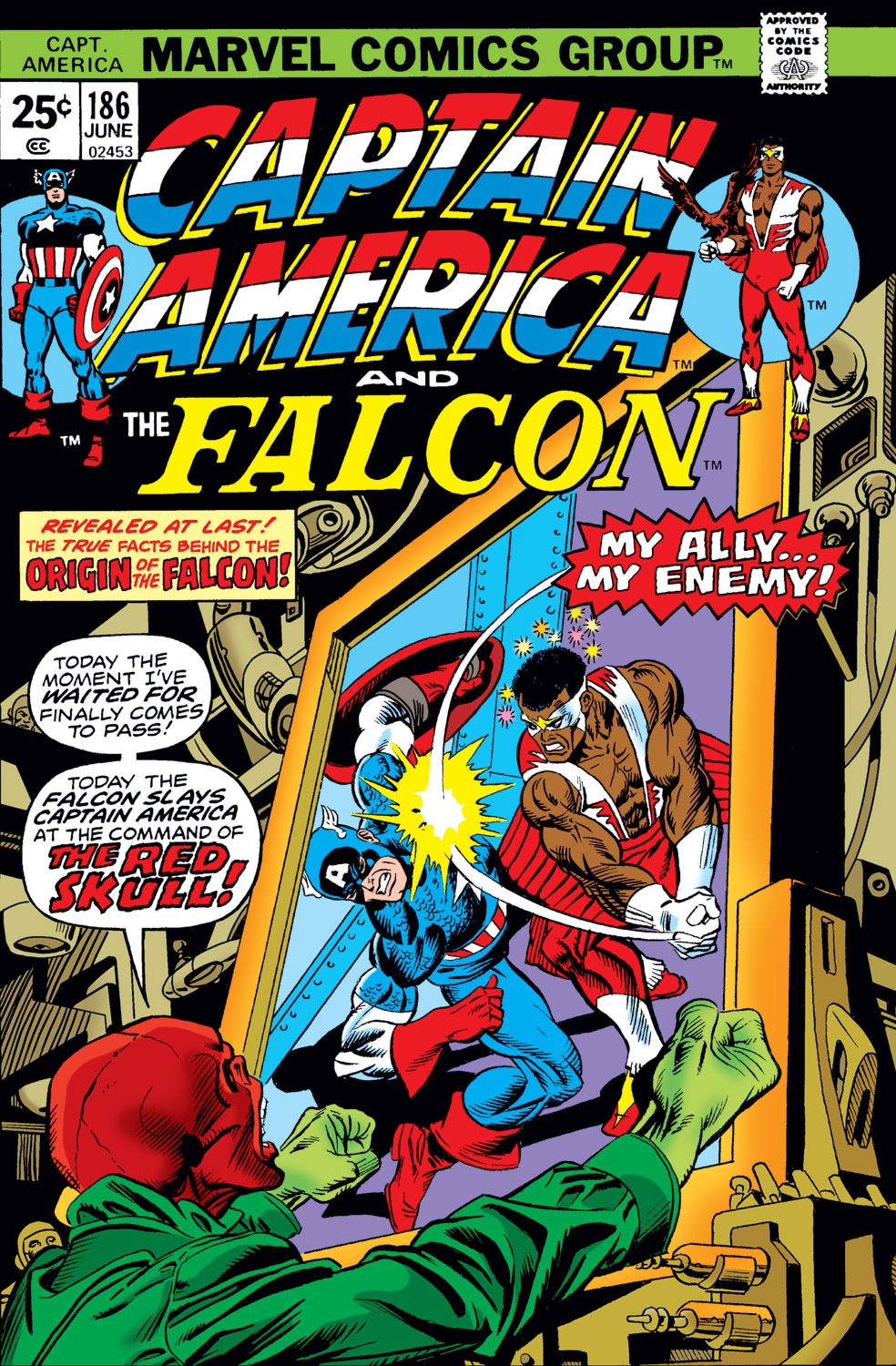 Read online Captain America (1968) comic -  Issue #186 - 1