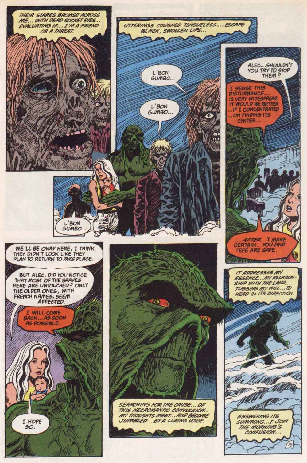 Read online Swamp Thing (1982) comic -  Issue #92 - 18