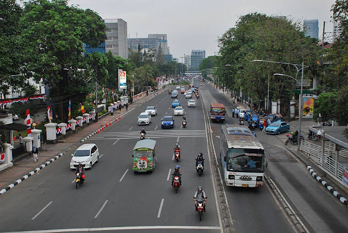Gran avenida de Yakarta