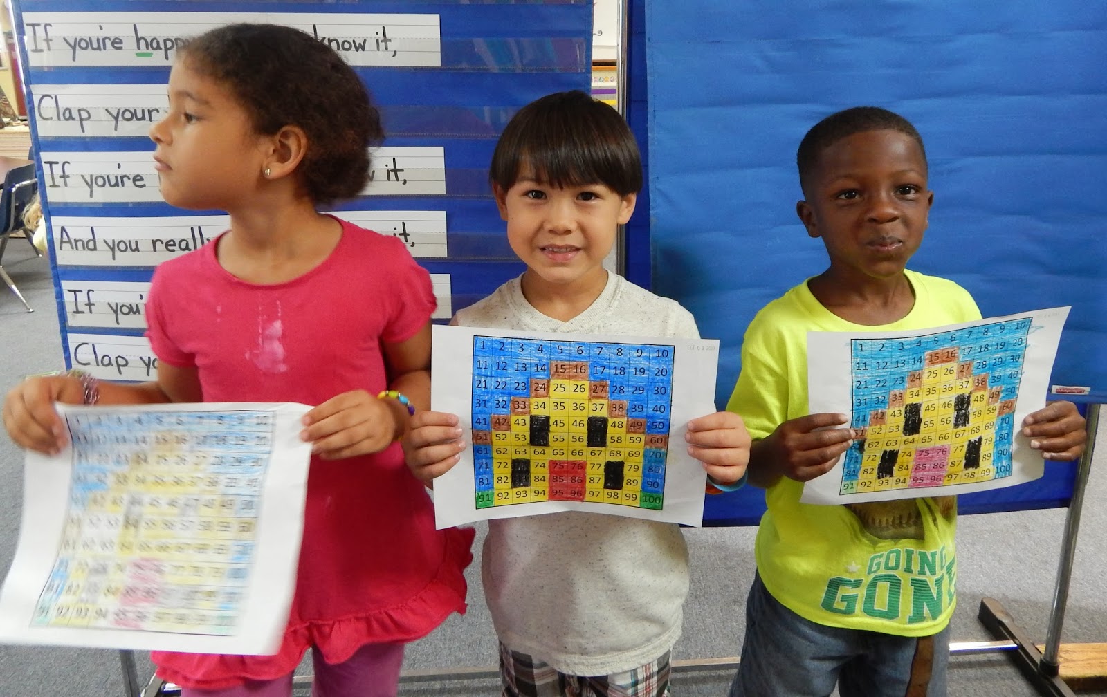 Miss Ahrens' Class 100Chart Houses