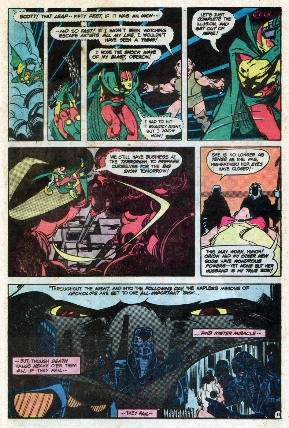 Read online Mister Miracle (1971) comic -  Issue #21 - 21