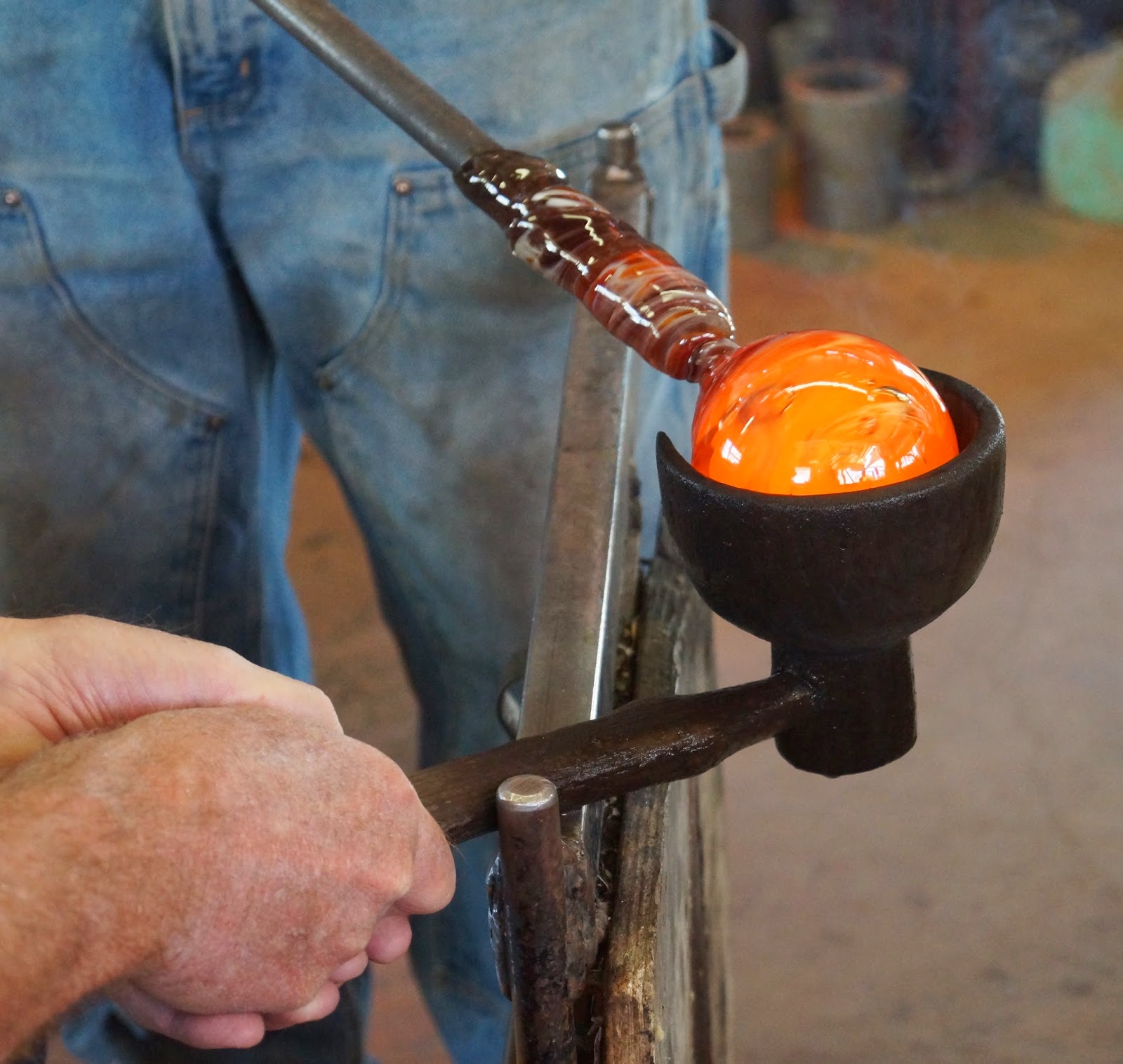 Dancing 'Cross the Country Blowing Glass in Santa Fe