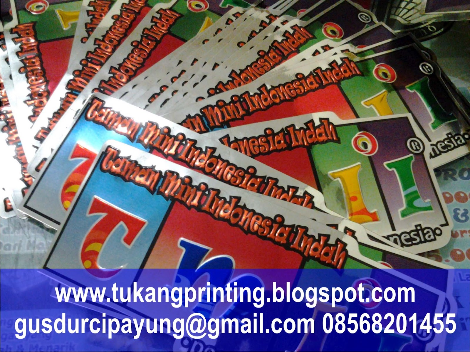 SPESIALIS PRINTING STICKER JAKARTA PRINTING STICKER VINYL, STICKER PVC