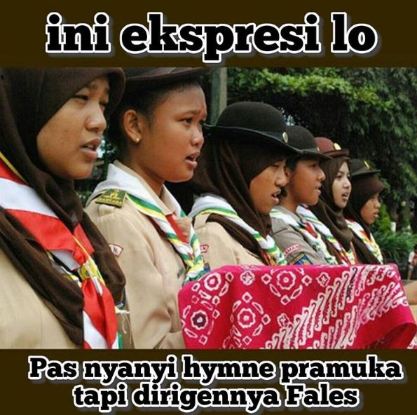 13 Meme Pramuka ini bikin kamu inget indahnya masa kecil, kemah yuk