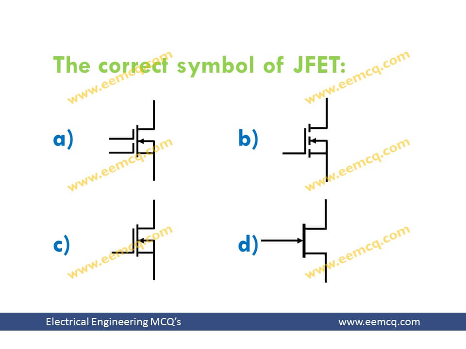 Symbol of JFET Electrical Engineering MCQS