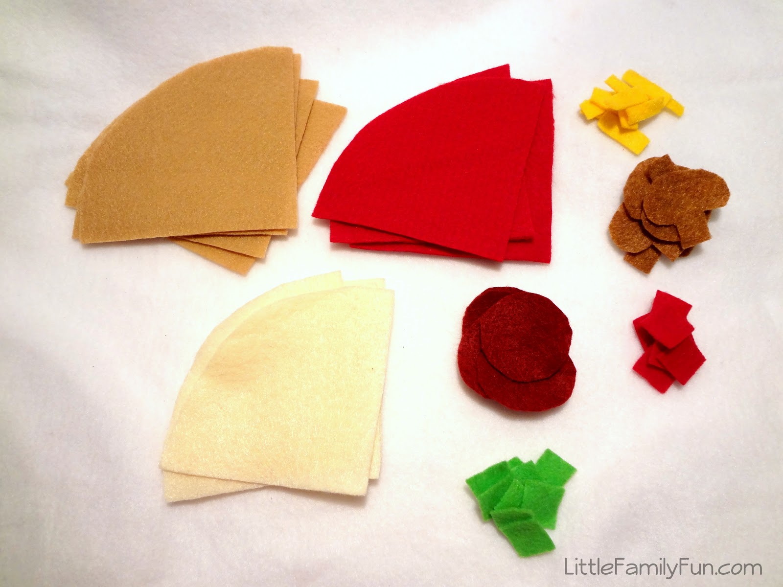Little Family Fun Easy Felt Pizza