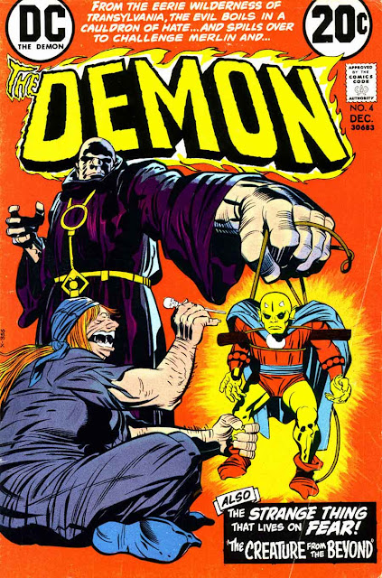 Demon v1 #4 dc bronze age comic book cover art by Jack Kirby Demon v1 #4 dc bronze age comic book cover art by Jack Kirby