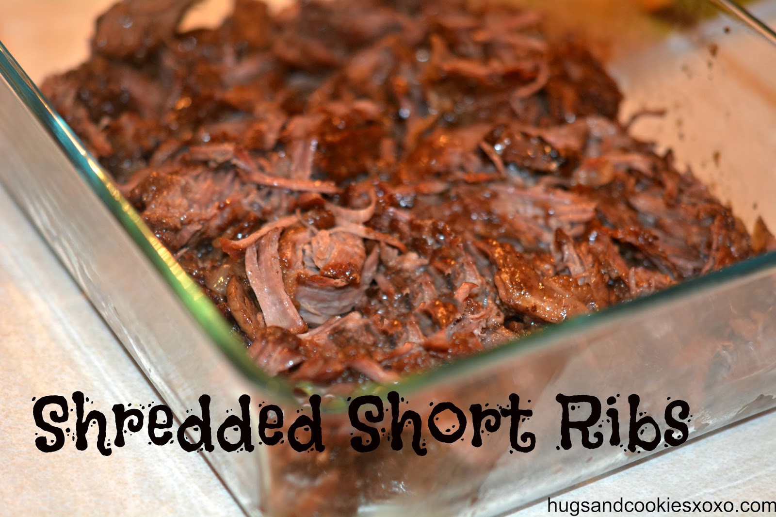 BONELESS SHORT RIBS COOKED IN THE CROCKPOT WITH COGNAC GRAVY