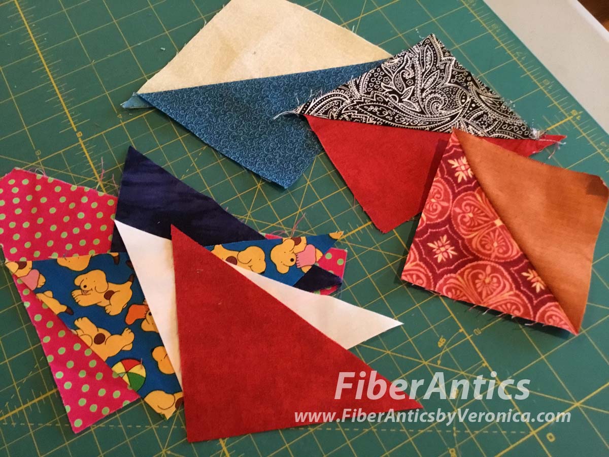 Fiber Antics by Veronica Fabric scraps Clues in the cutting