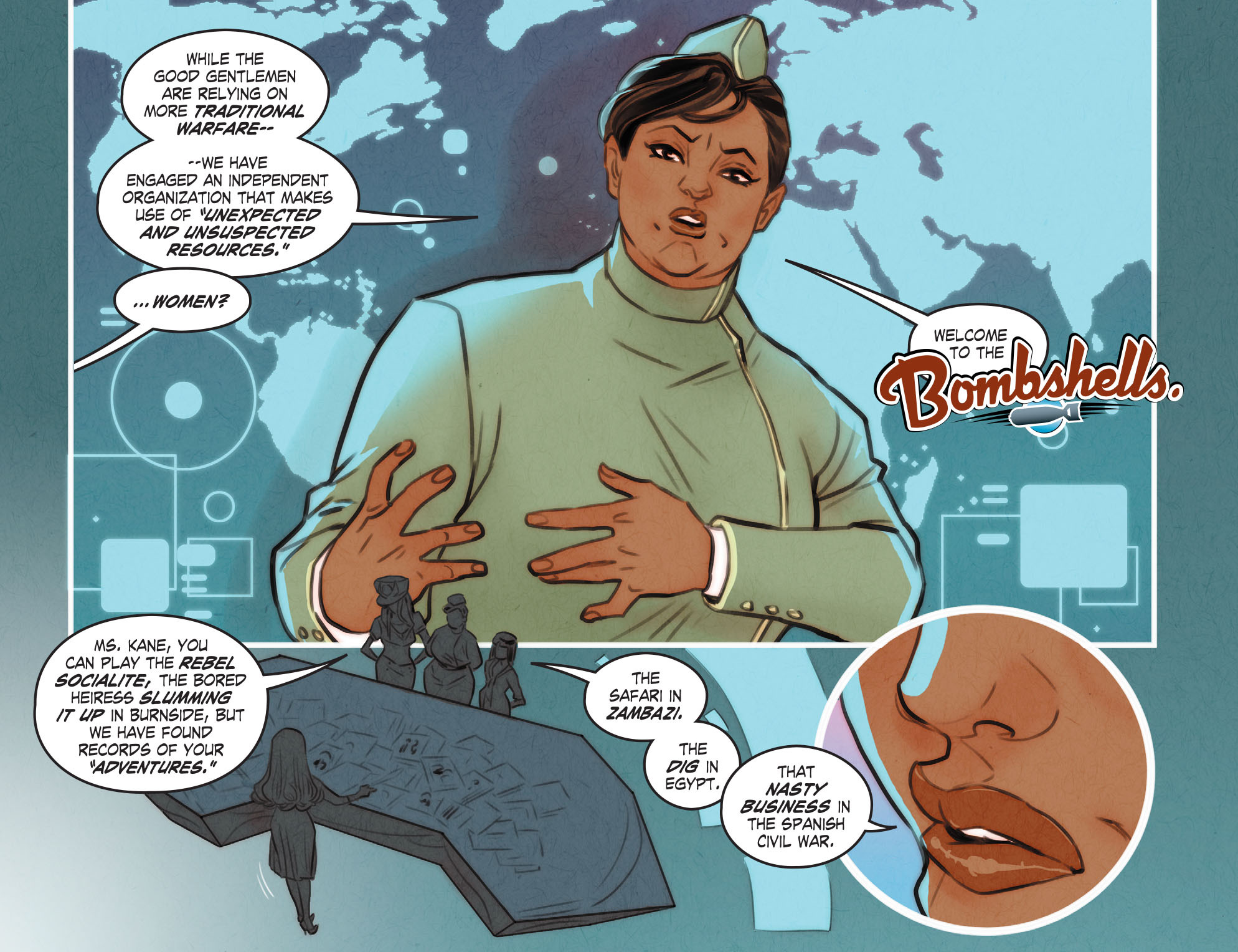 Read online DC Comics: Bombshells comic -  Issue #8 - 19