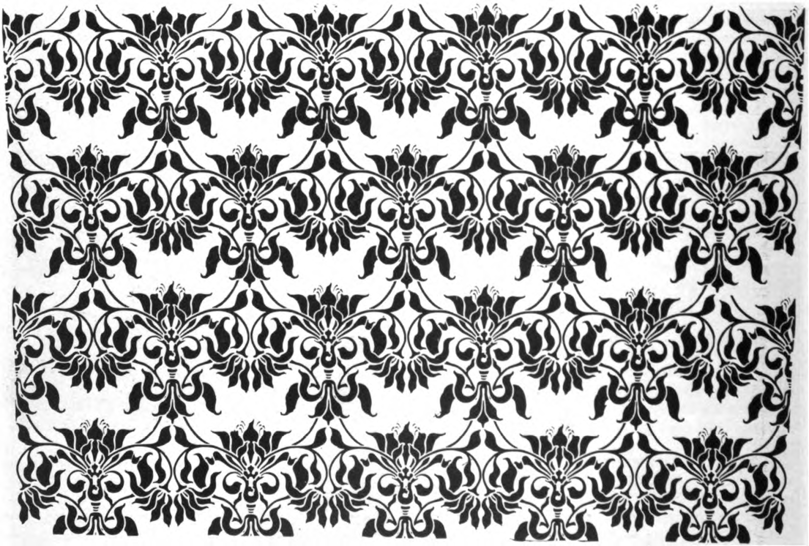 19th Century Historical Tidbits Design Details of 1897 Wallpaper & Stencil