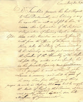 Manuscript text of the letter from Franklin to Dartmouth