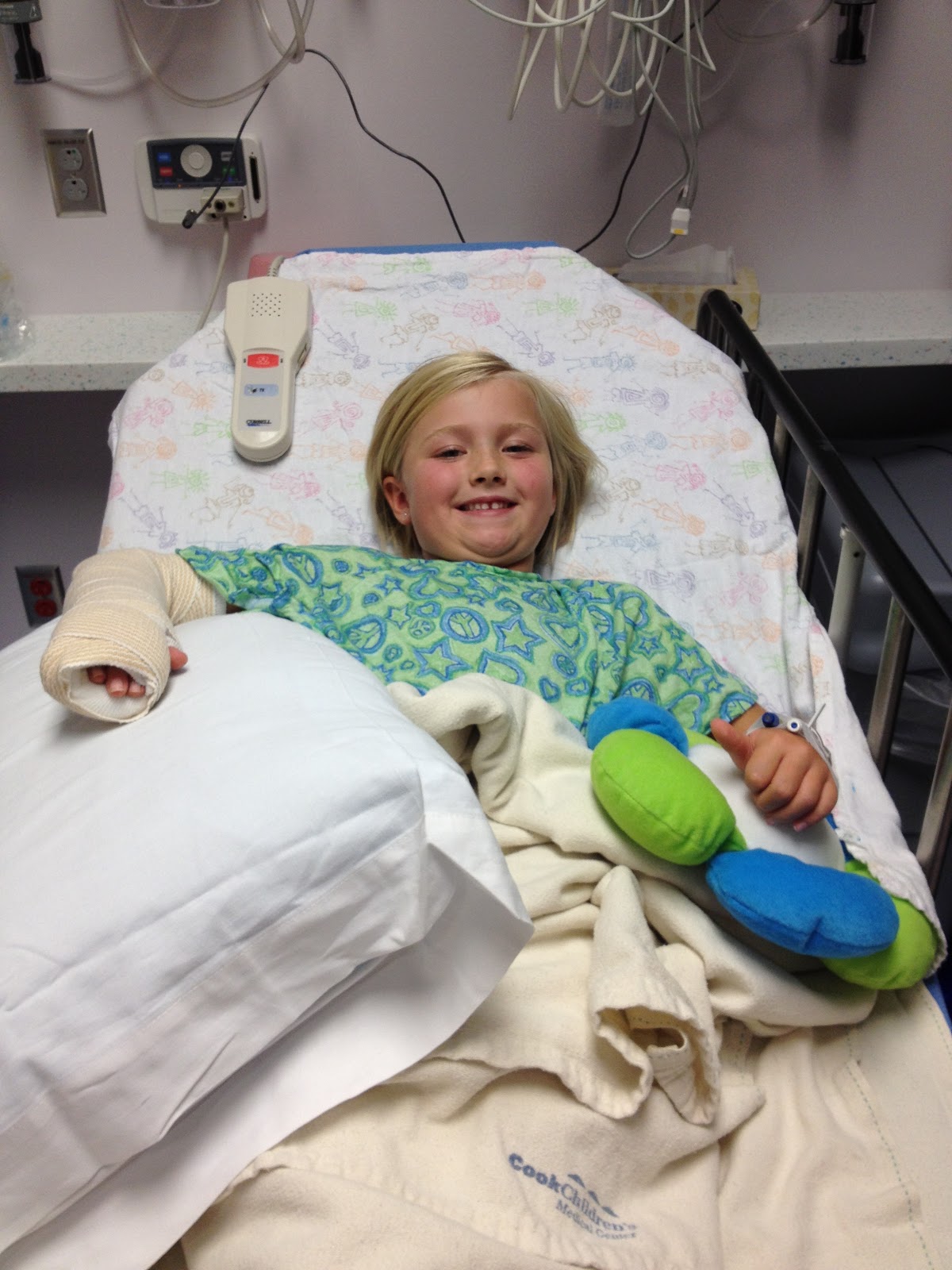 Daily Dose of Dwinell Baby Girl and The Broken Arm!