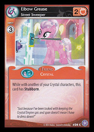 My Little Pony Elbow Grease, Street Sweeper The Crystal Games CCG Card