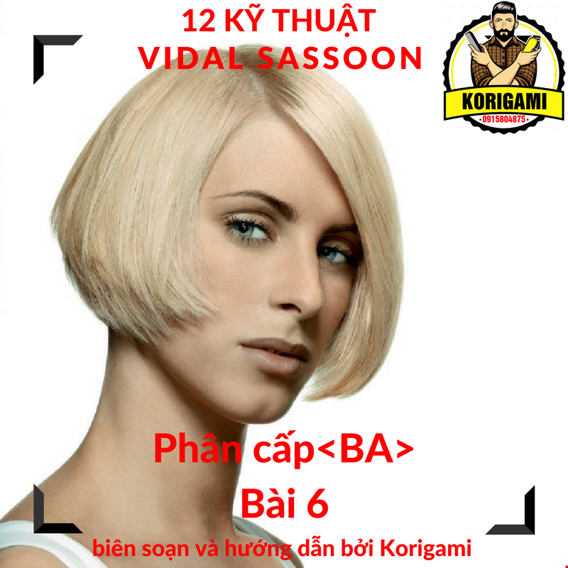 [VIDAL SASSOON] 12 KỸ THUẬT CẮT TÓC NỮ GIÁO TRÌNH ABC DÀNH CHO LỚP NA