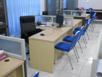 cubicle workstation meja partisi kantor