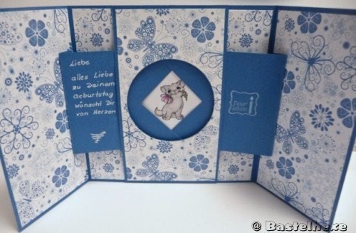 Bastelhexe's Kreativecke: Geburtstagskarte mit magischem Fenster