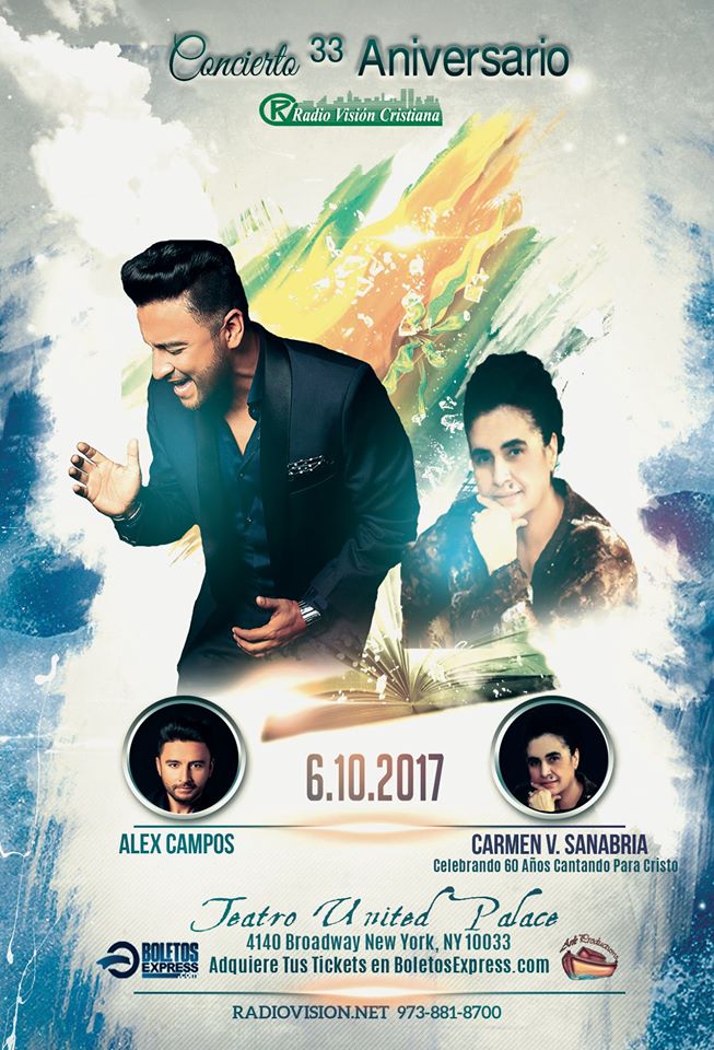 33 Aniversario de Radio Visión Cristiana Broadway, NY 10 Junio 2017