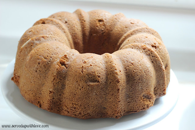 Apple Butter Bundt Cake recipe from Served Up With Love.