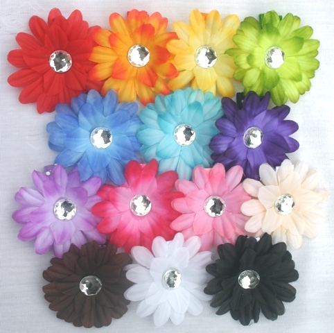 Scrappin' Mama: Hair Flower Clips