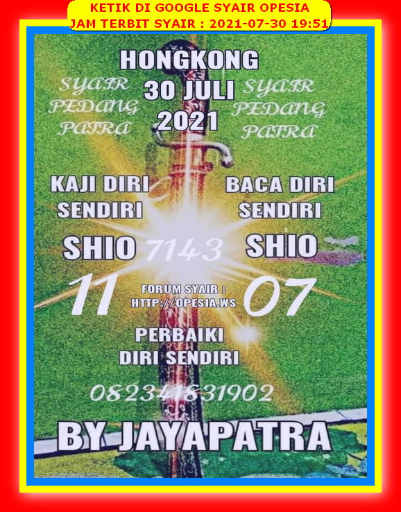 Syair Togel Hk 30 Juli 2021 Forum Syair Asiktoto Syair Togel Hk 30 Juli 2021 Forum Syair Asiktoto