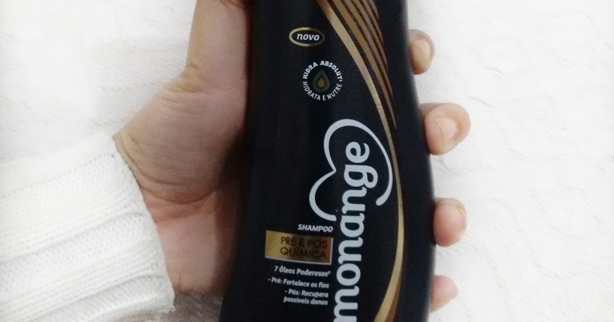 Mari Batista Resenha Shampoo Monange Pré e Pós Química