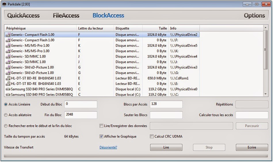 Parkdale un petit logiciel portable pour tester la vitesse de vos