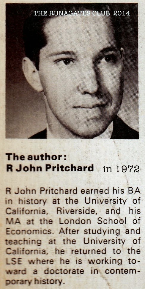 Dr.  R. John Pritchard, expert on International War Crimes Trials, photo 1972