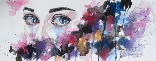 14-Neglected-Erica-Dal-Maso-Expressing-Emotions-Through-Watercolor-Paintings-www-designstack-co