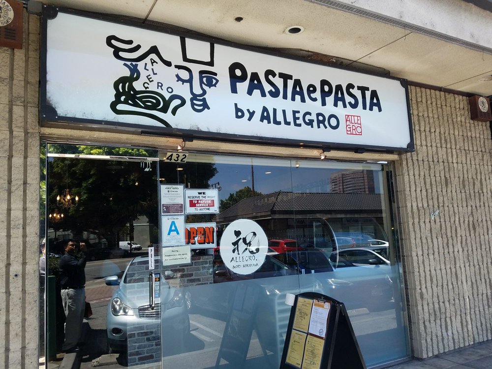 Fatty Eat World PASTA e PASTA by Allegro Los Angeles, CA