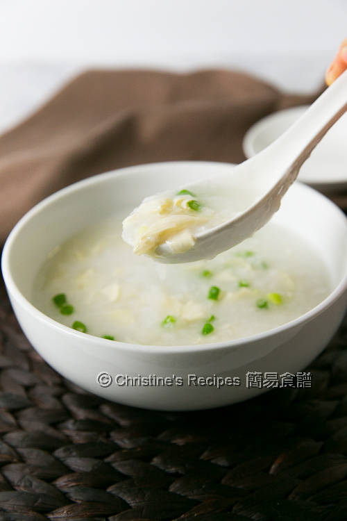 腐竹白粥 Congee with Dried Bean Curd Sheet02