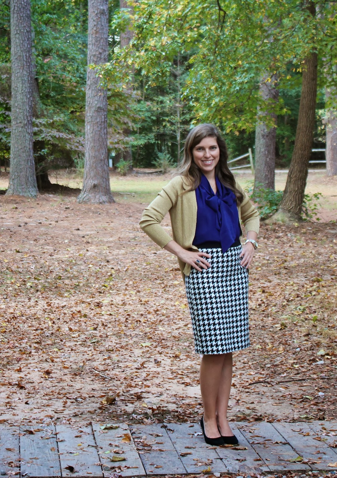 Hand Me Down Style: royal houndstooth