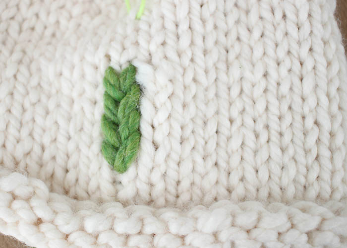 How to Embroider on Knitted Items Gina Michele