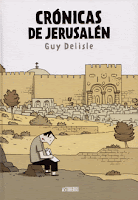 Crónicas de Jerusalén de Guy Delisle, edita Astiberri comic viajes Israel judíos tierra sagrada