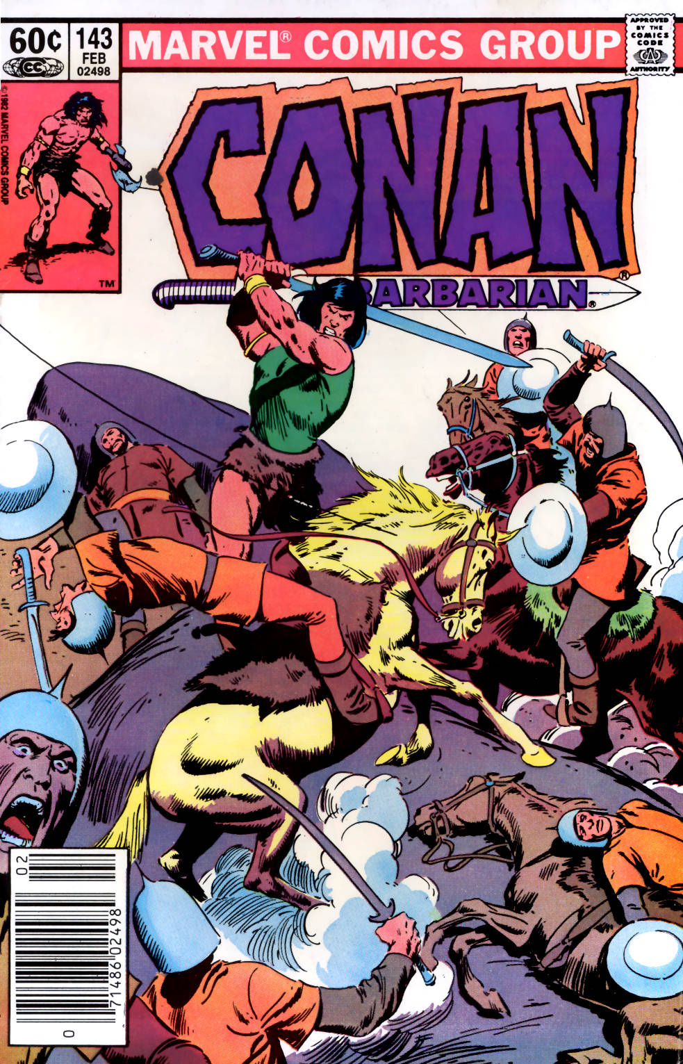 Read online Conan the Barbarian (1970) comic -  Issue #143 - 1