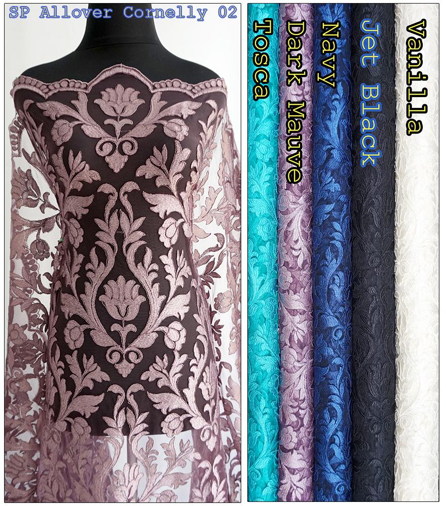 KAIN BROKAT BRUKAT SEMI PRANCIS KEBAYA