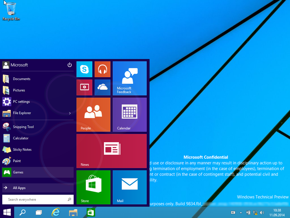 Windows 9 Technical Preview Screenshots Revealed: A Sneak Peek of The Future Windows OS