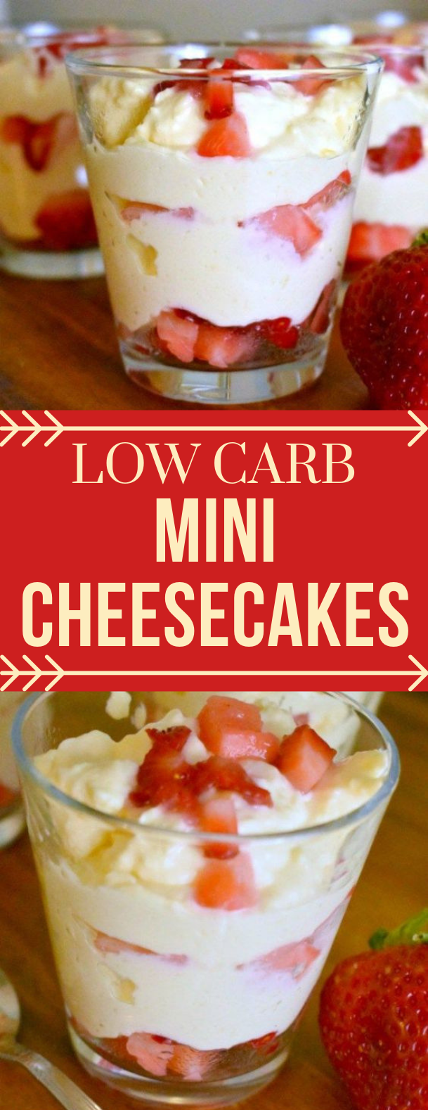 Low Carb Mini Cheesecakes #healthydesserts #sugarfree