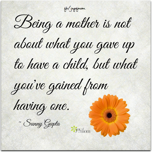 Thursday Quote of the Day: Joy of Mom | My Little World by Mommy Rackell