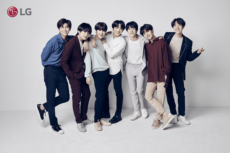 LG's newest mobile ambassadors are the BTS