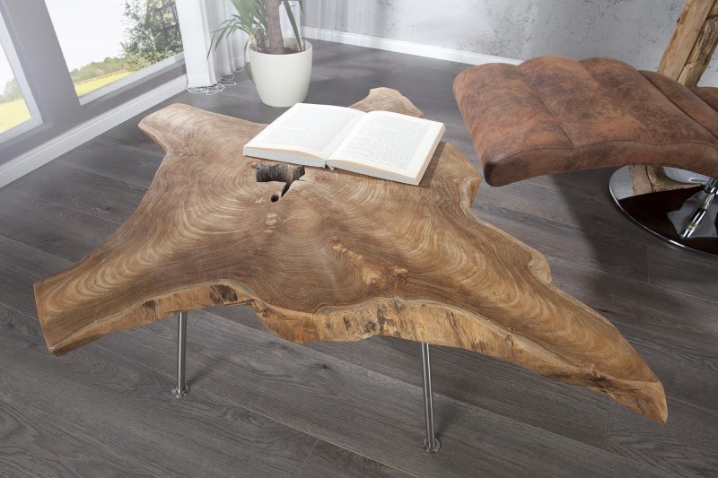 dreveny konferencny stolik, stolik z masivu, masivny dreveny stolik