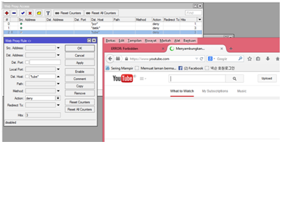 KONFIGURASI WEB PROXY MIKROTIK ROUTER - MARIO HXRX