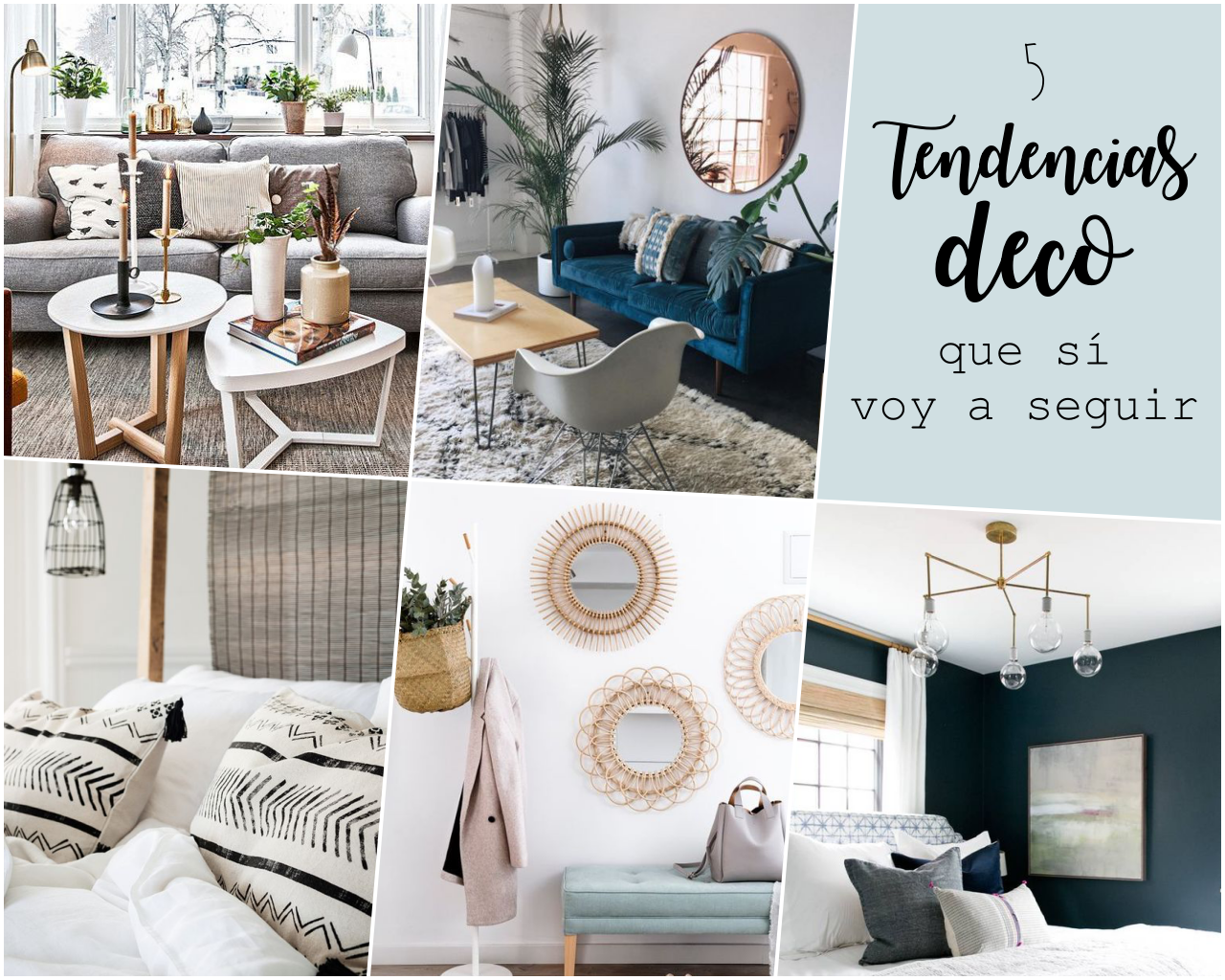 5 tendencias deco para 2018 que sí seguiré