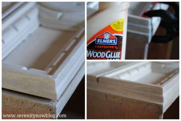 Repairing a Drawer Front with Wood Glue Serenity Now blog